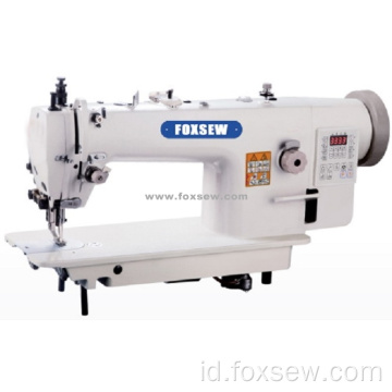 Direct Drive Pemangkas Thread Otomatis Pakan Atas dan Bawah Pakan Mesin Jahit Lockstitch Tugas Berat